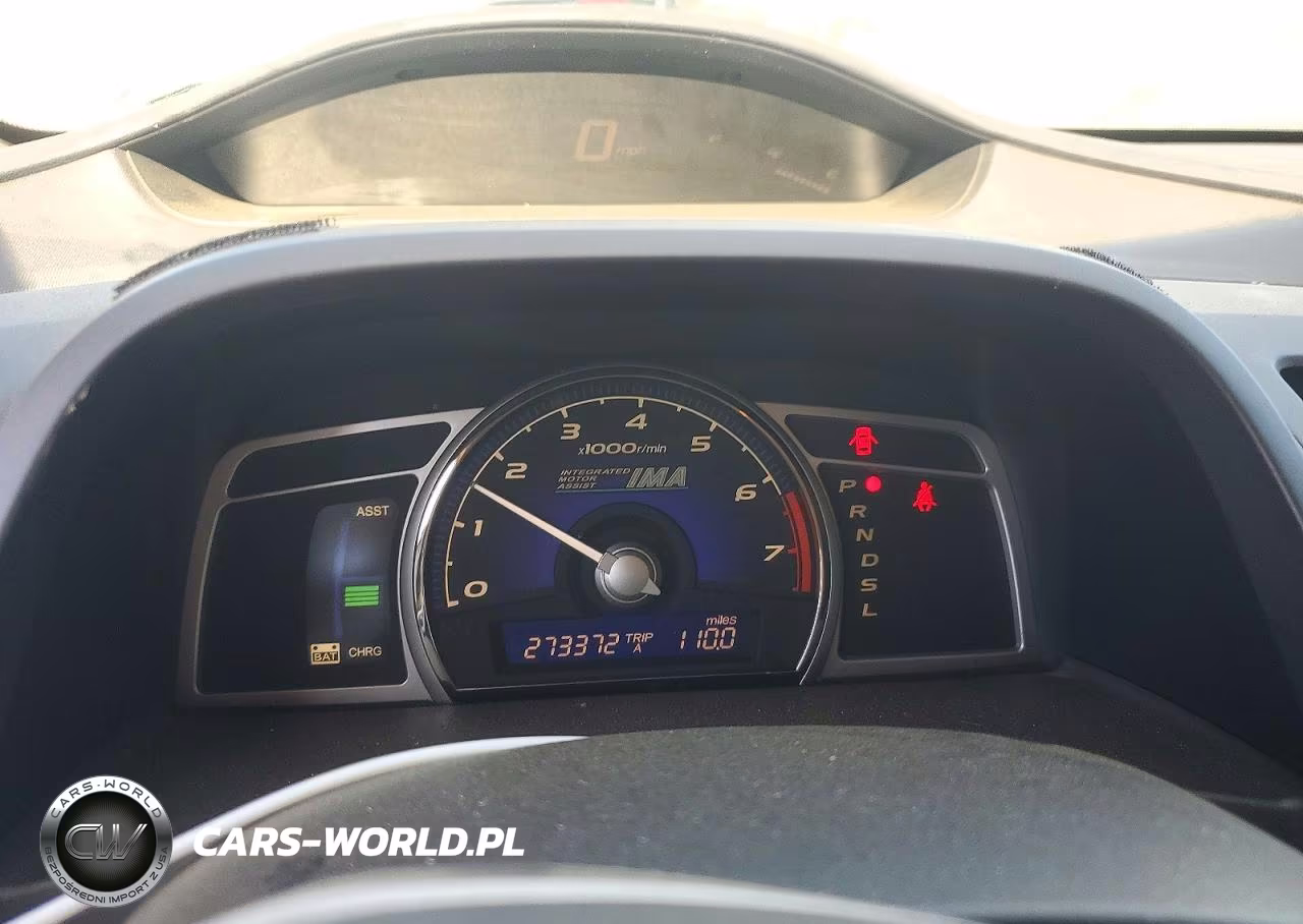 2007 Honda Civic Hybrid VIN:JHMFA36217S001270 - 9