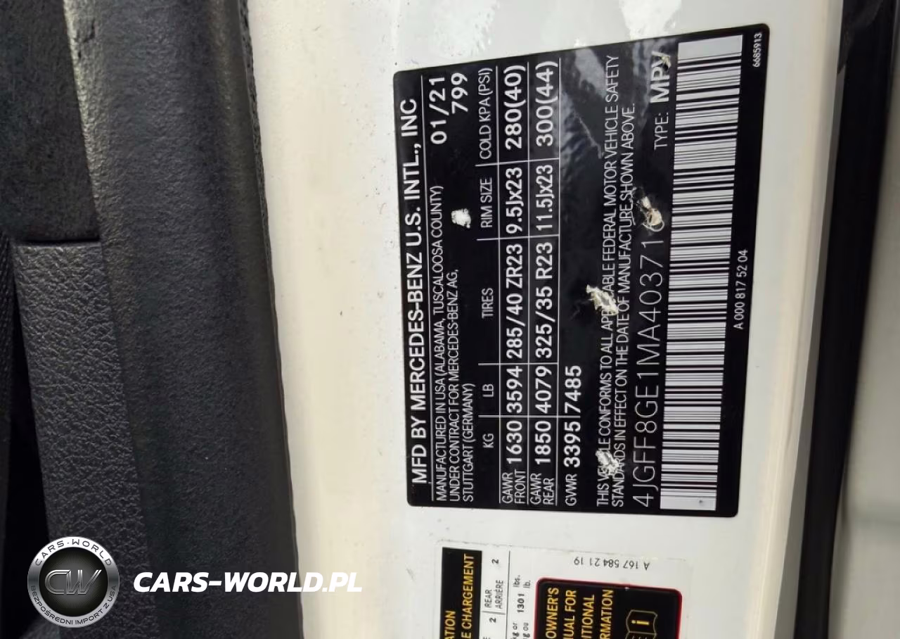 2021 Mercedes-Benz Gls 580 4Matic VIN:4JGFF8GE1MA403716 - 10
