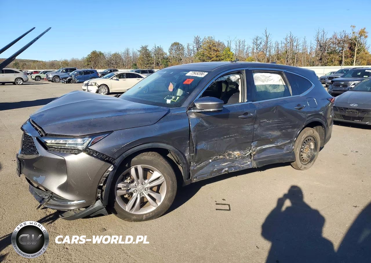 2022 Acura Mdx VIN:5J8YE1H32NL021769 - 1