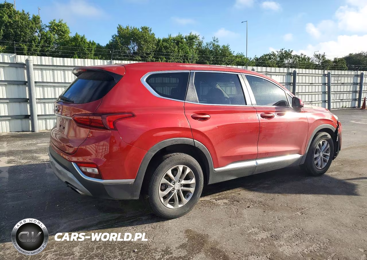 2019 Hyundai Santa Fe Se VIN:5NMS23AD6KH030743 - 3