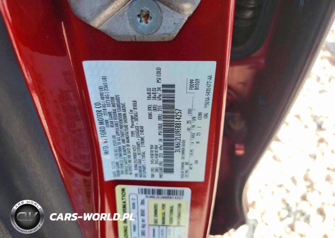 2014 Lincoln Mkz Hybrid VIN:3LN6L2LU9ER814257 - 13