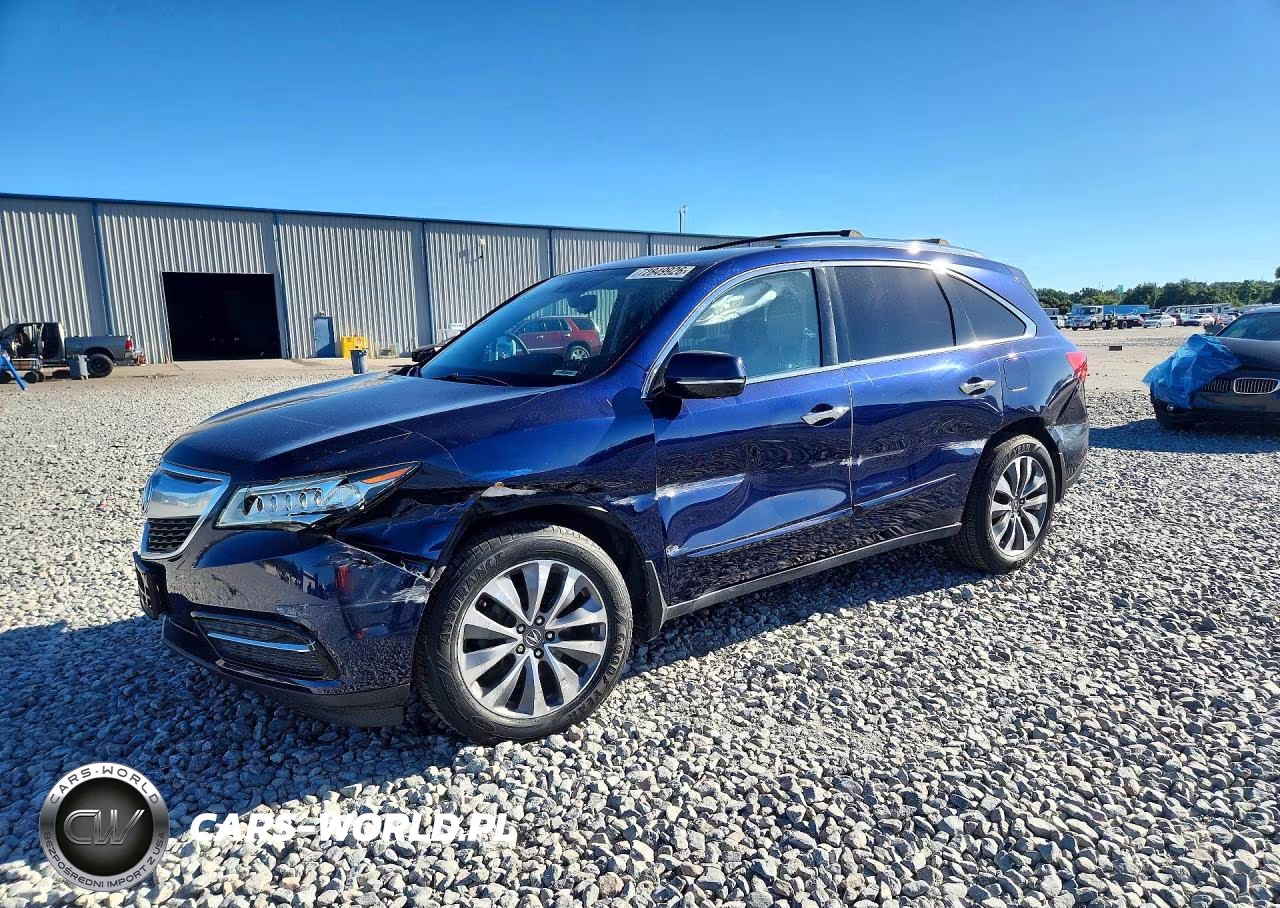 2015 Acura Mdx Technology VIN:5FRYD4H44FB025773 - 1