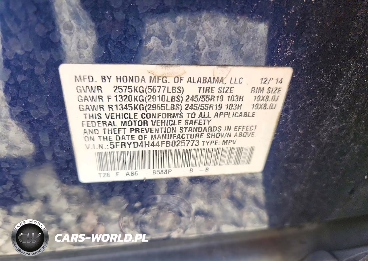2015 Acura Mdx Technology VIN:5FRYD4H44FB025773 - 13