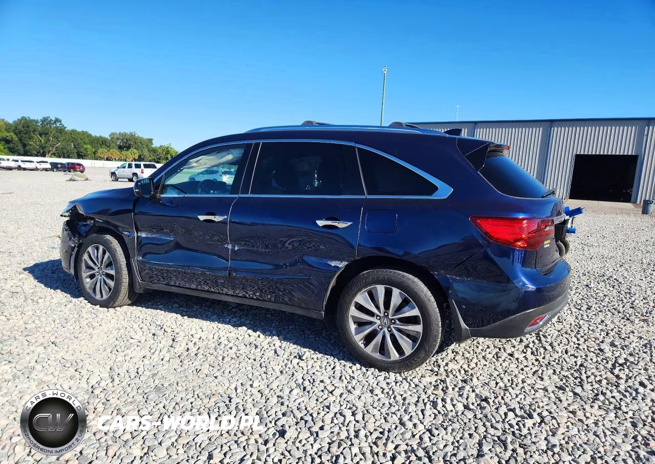 2015 Acura Mdx Technology VIN:5FRYD4H44FB025773 - 2