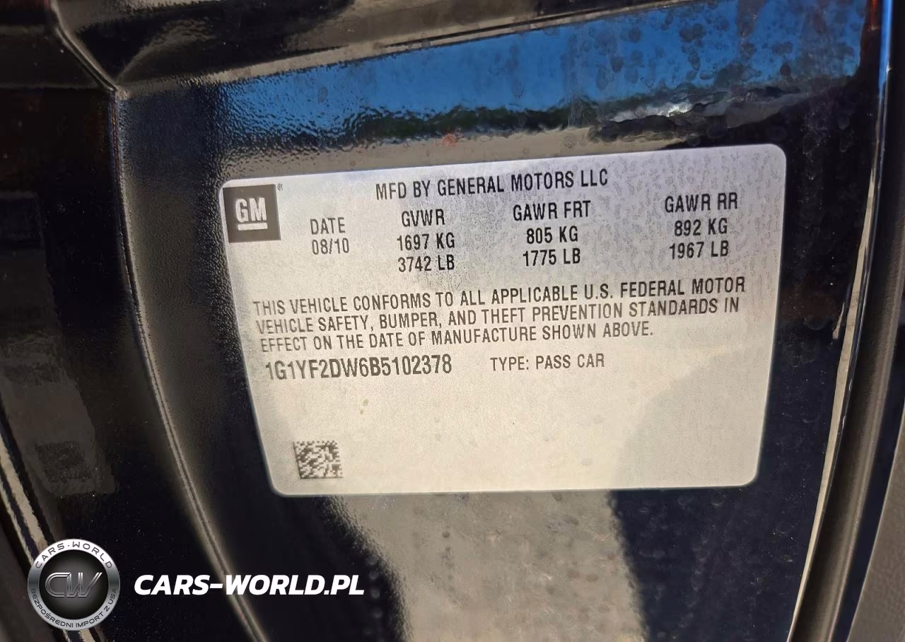 2011 Chevrolet Corvette VIN:1G1YF2DW6B5102378 - 12
