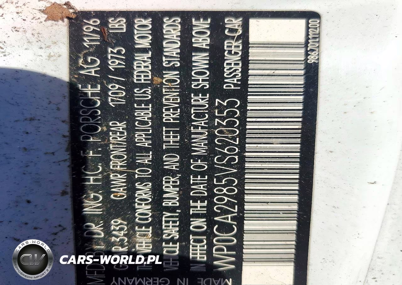 1997 Porsche Boxster VIN:WP0CA2985VS620353 - 12