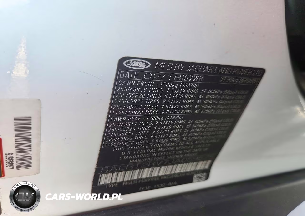 2018 Land Rover Discovery Hse Luxury VIN:SALRT2RV7JA059575 - 13