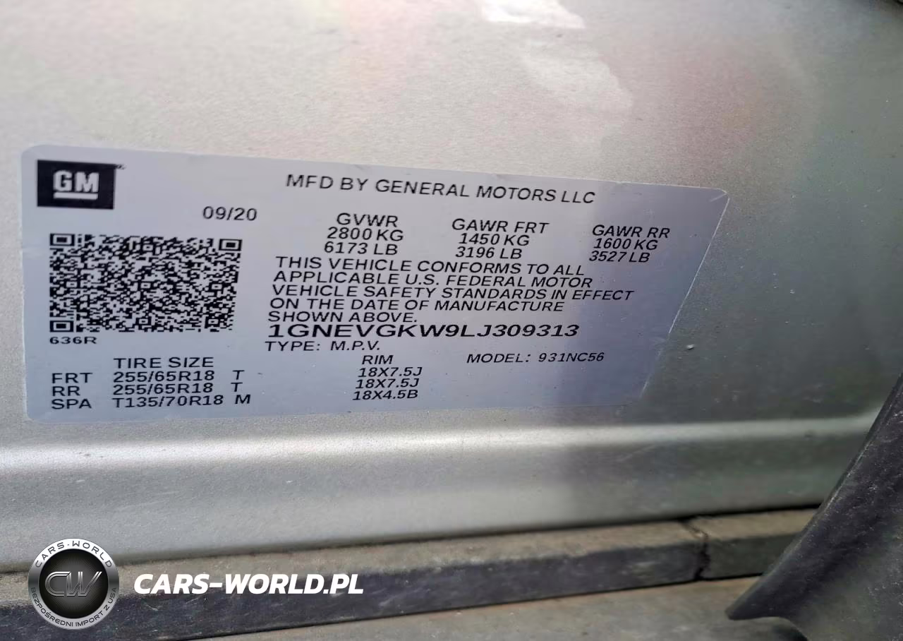 2020 Chevrolet Traverse Lt VIN:1GNEVGKW9LJ309313 - 14