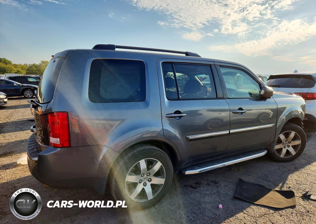2012 Honda Pilot Touring VIN:5FNYF4H90CB076626 - 3