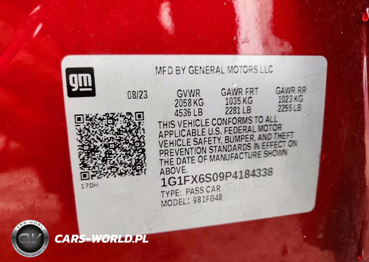 2023 Chevrolet Bolt Ev 2Lt VIN:1G1FX6S09P4184338 - 13