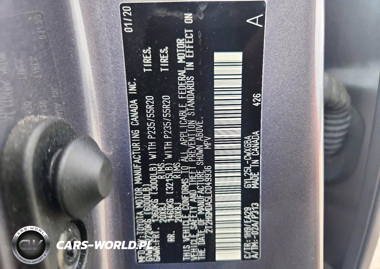 2020 Lexus Rx 450H VIN:2T2HGMDA5LC049936 - 12