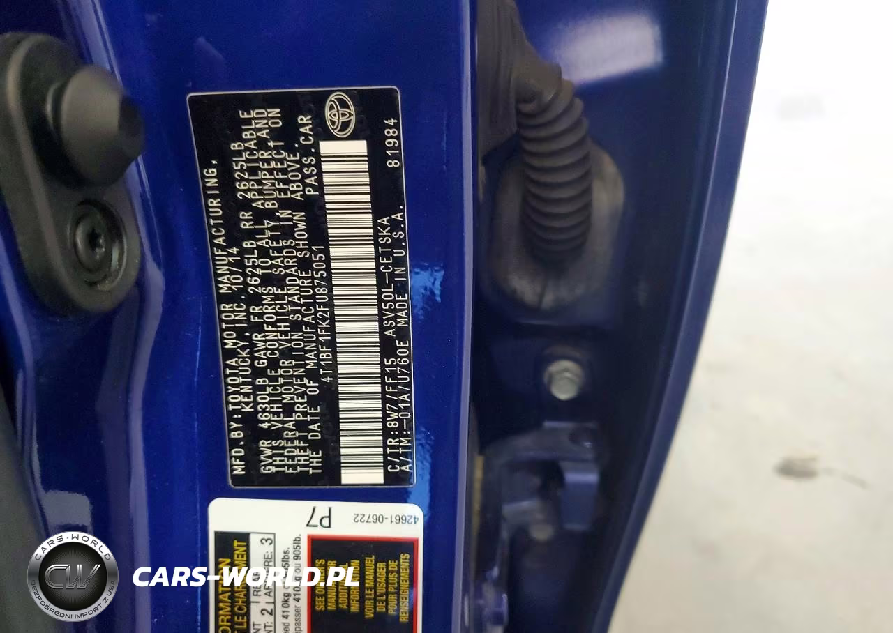 2015 Toyota Camry Se VIN:4T1BF1FK2FU875051 - 12
