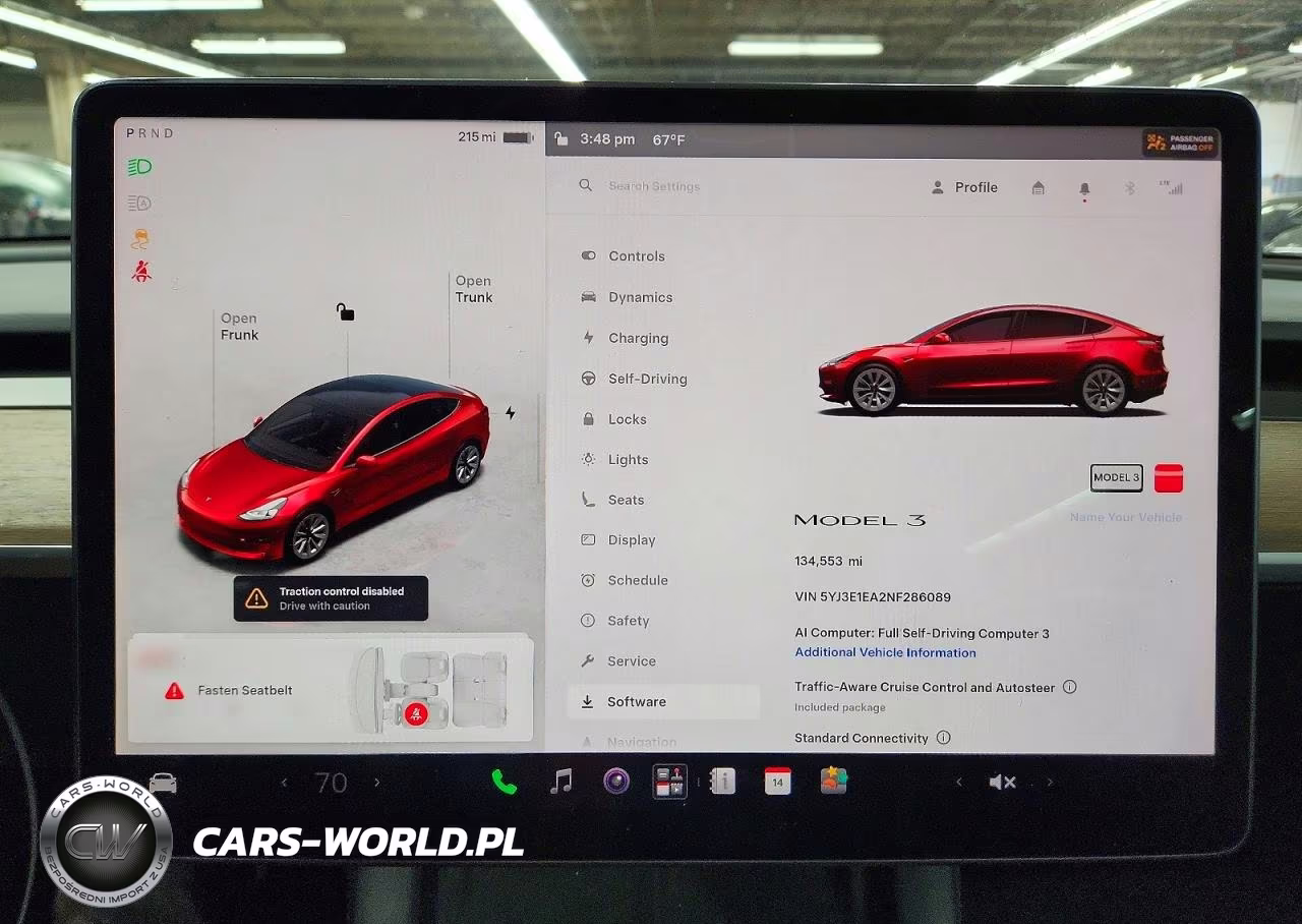 2022 Tesla Model 3 VIN:5YJ3E1EA2NF286089 - 9
