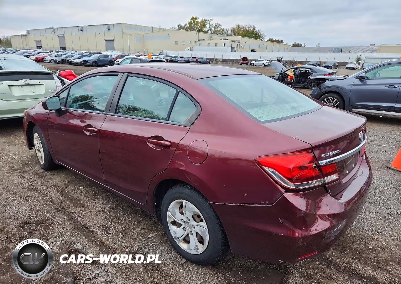 2014 Honda Civic Lx VIN:2HGFB2F58EH547797 - 2