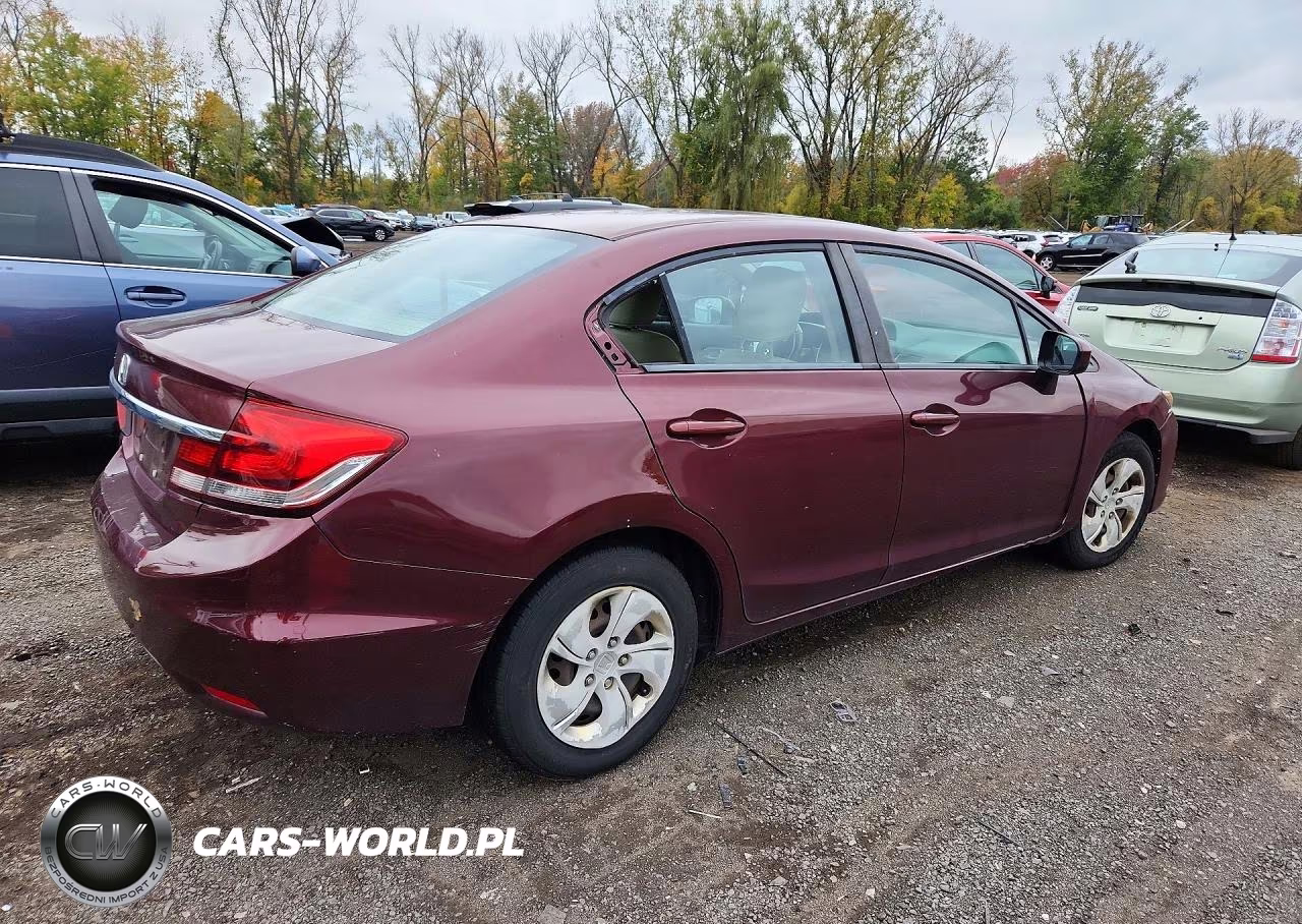 2014 Honda Civic Lx VIN:2HGFB2F58EH547797 - 3
