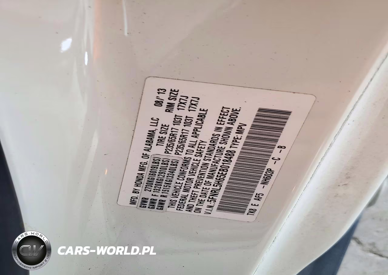 2014 Honda Odyssey Exl VIN:5FNRL5H65EB018488 - 13