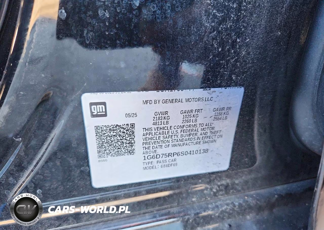 2025 Cadillac Ct4-V Blackwing VIN:1G6D75RP6S0410138 - 12