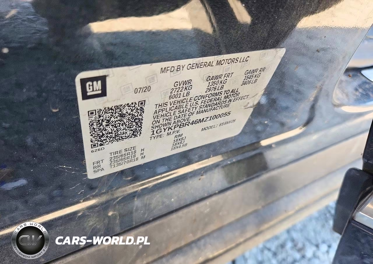 2021 Cadillac Xt6 Luxury VIN:1GYKPBR46MZ100055 - 12
