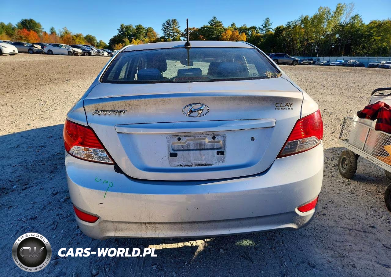 2013 Hyundai Accent Gls VIN:KMHCT4AE5DU285651 - 6