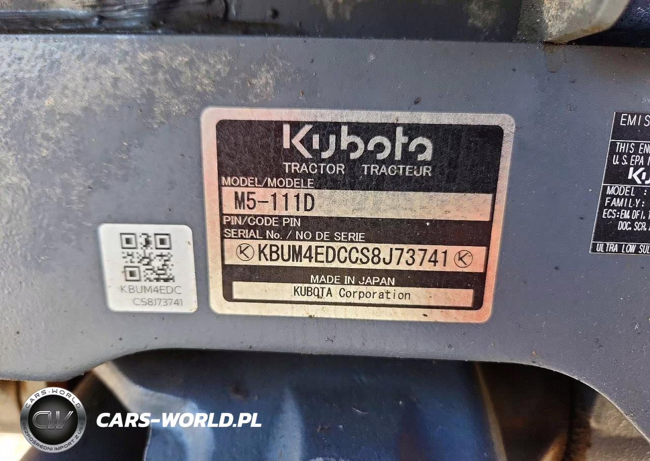 2026 Kubota Agriculture And Farm Equipment VIN:KBUM4EDCCS8J73741 - 10