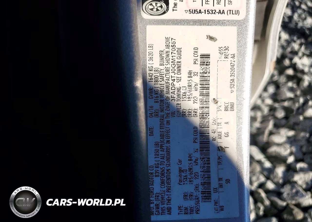 2016 Ford Fiesta S VIN:3FADP4TJ0GM170557 - 12