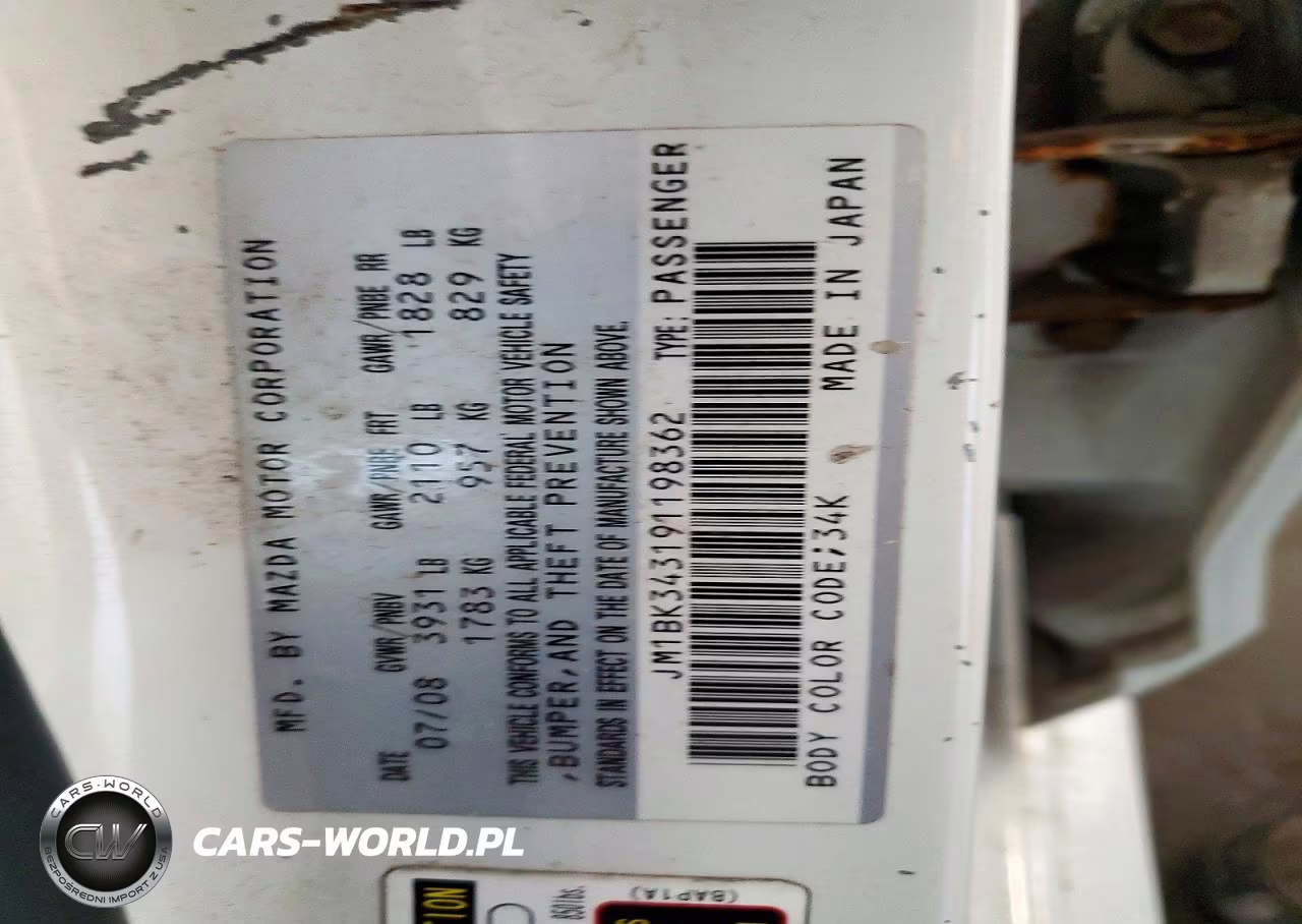 2009 Mazda 3 S VIN:JM1BK343191198362 - 13