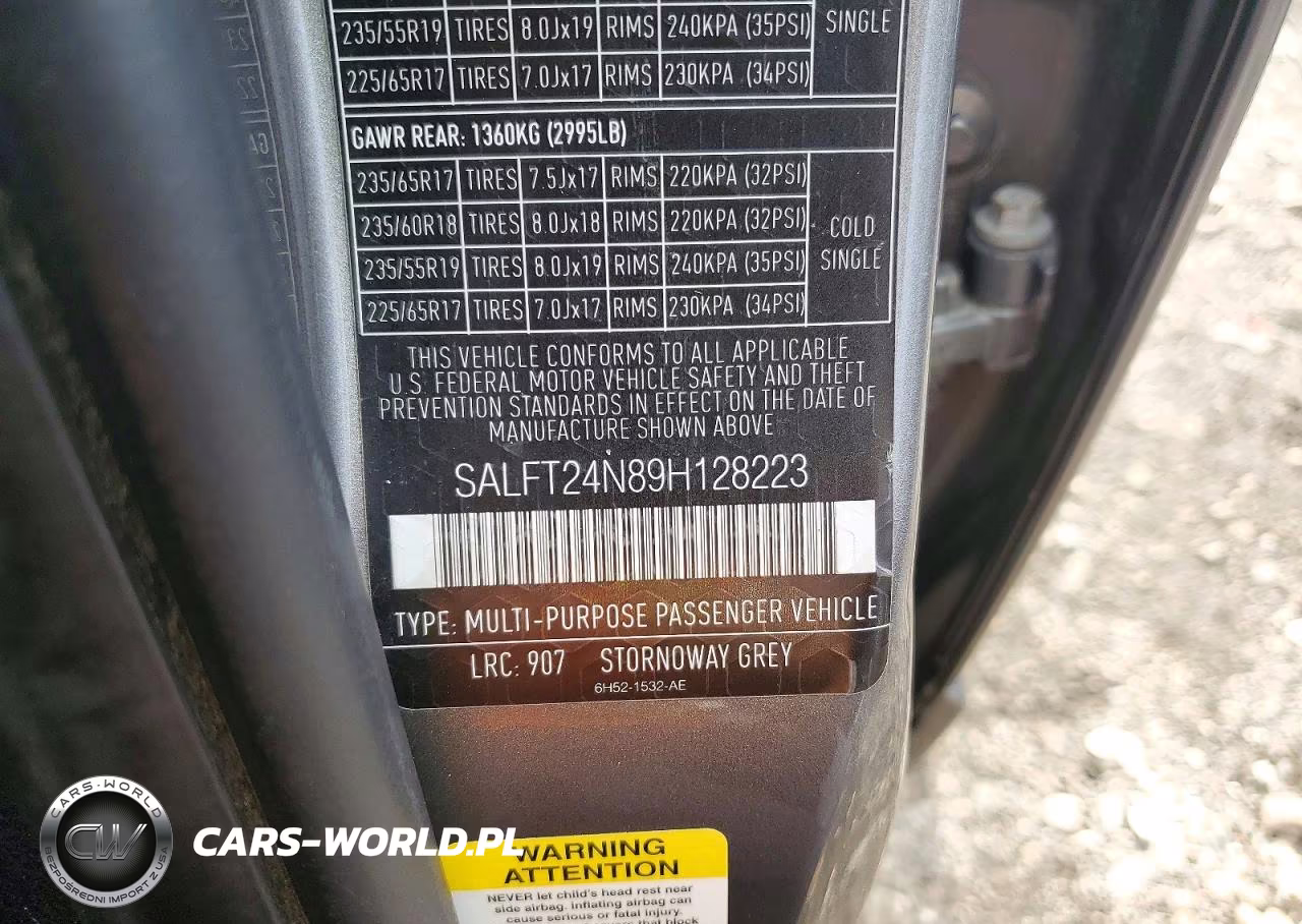 2009 Land Rover Lr2 Hse Technology VIN:SALFT24N89H128223 - 13