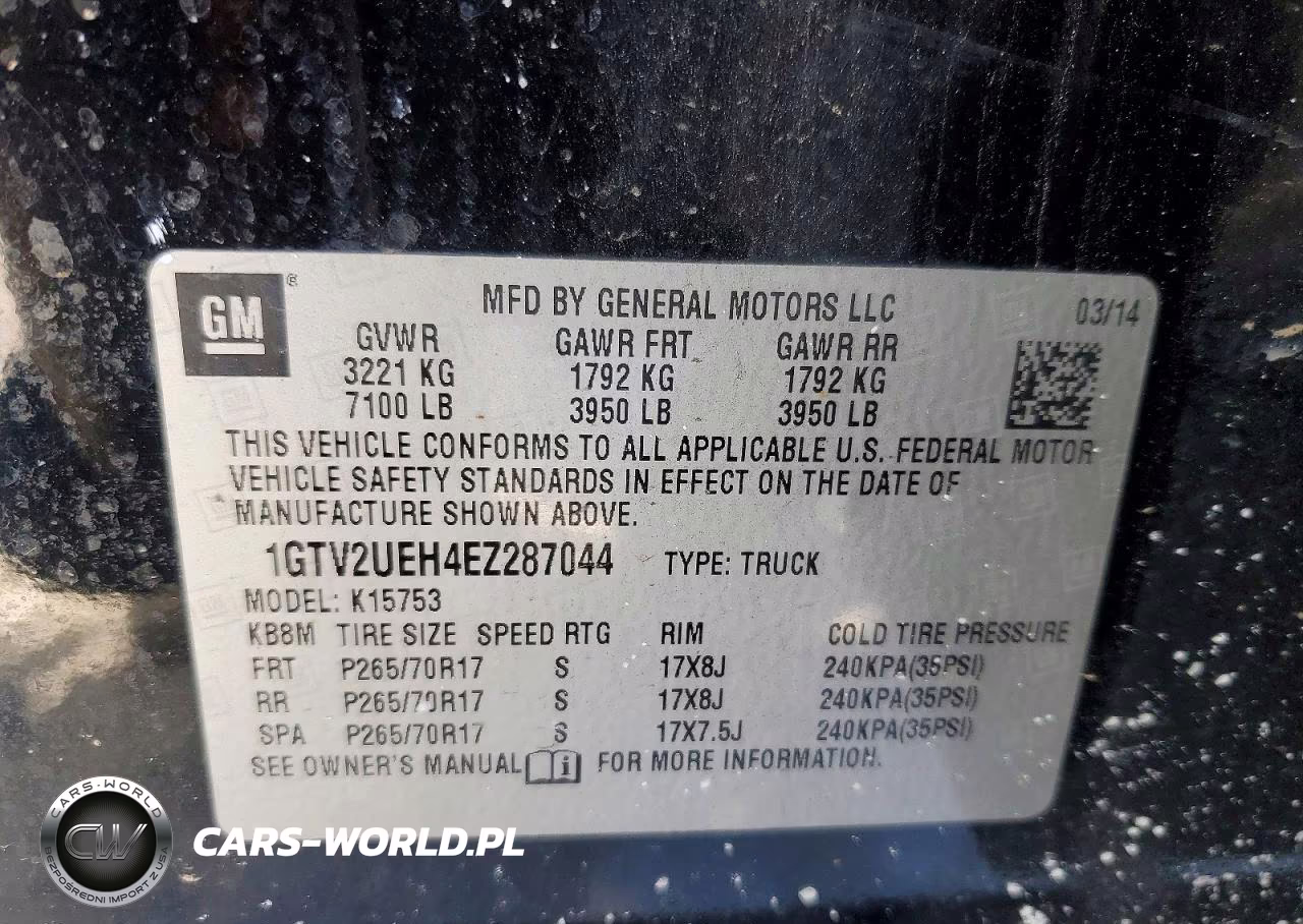 2014 GMC Sierra K1500 Sle VIN:1GTV2UEH4EZ287044 - 12