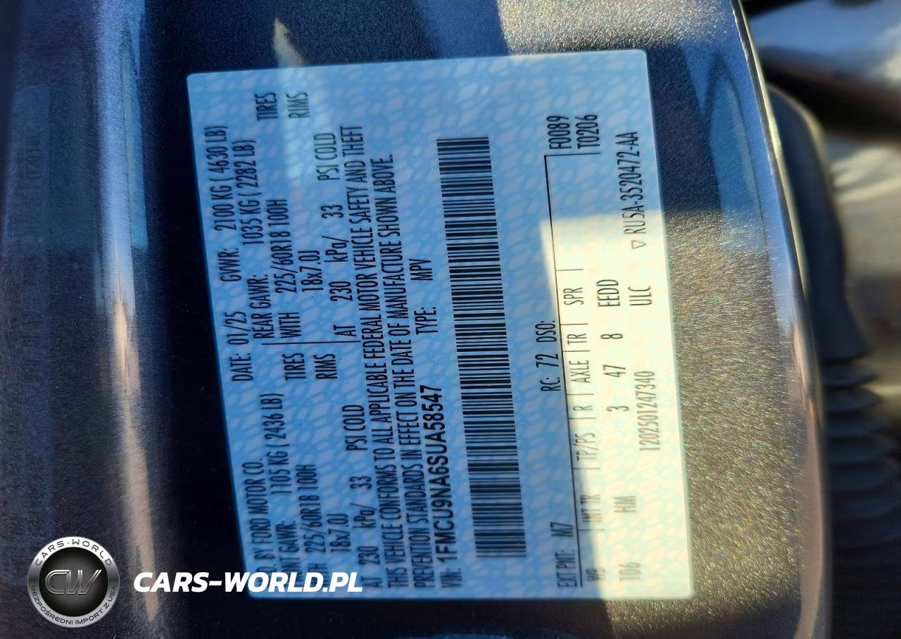 2025 Ford Escape St Line Select VIN:1FMCU9NA6SUA58547 - 13