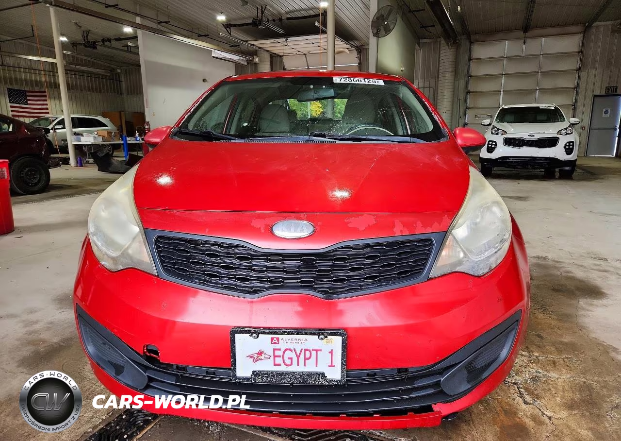 2013 Kia Rio Lx VIN:KNADM4A39D6212238 - 5