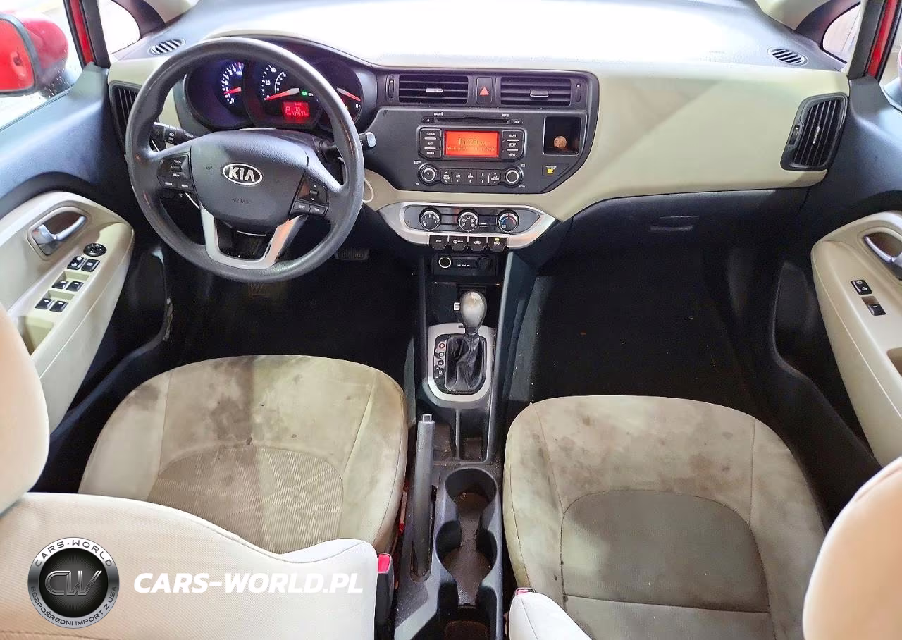 2013 Kia Rio Lx VIN:KNADM4A39D6212238 - 8