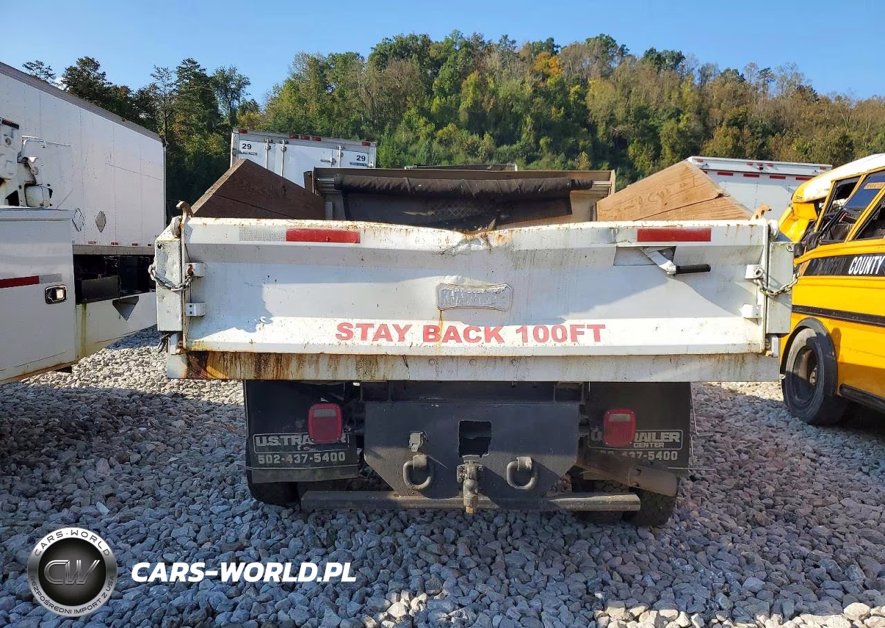 2008 Ford F450 Super Duty Dump Truck VIN:1FDXF46R98EA19392 - 11