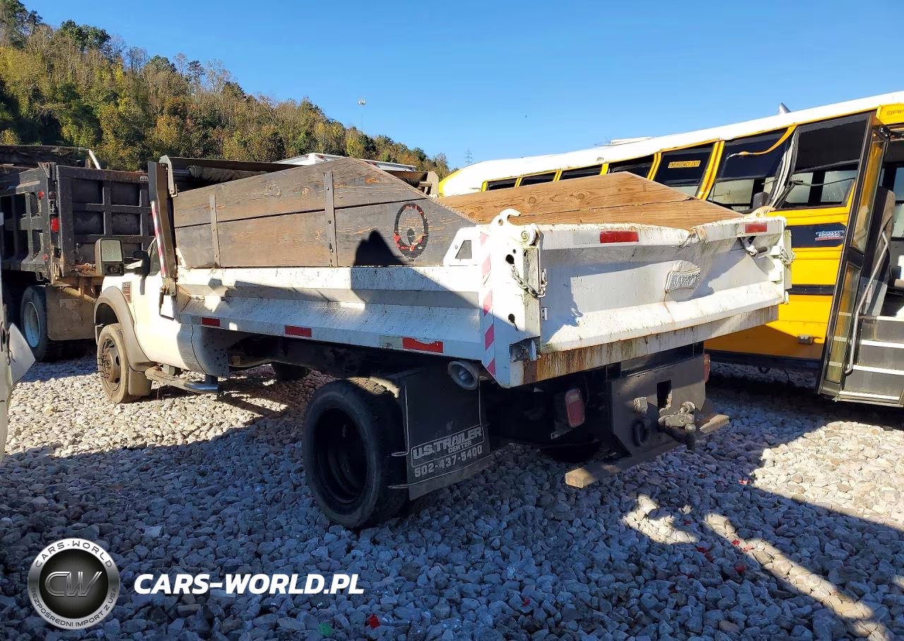 2008 Ford F450 Super Duty Dump Truck VIN:1FDXF46R98EA19392 - 2