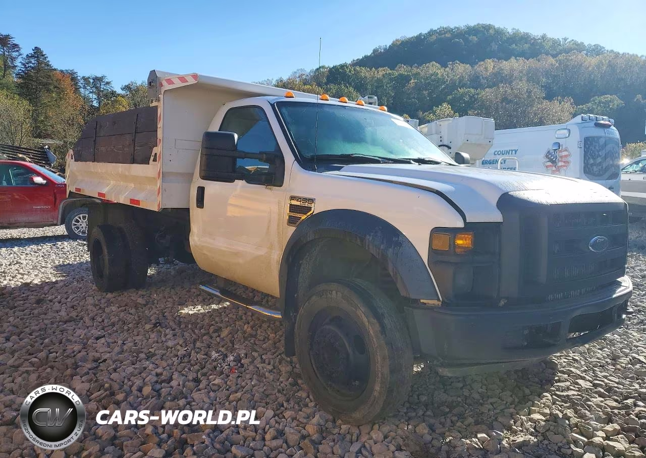 2008 Ford F450 Super Duty Dump Truck VIN:1FDXF46R98EA19392 - 4