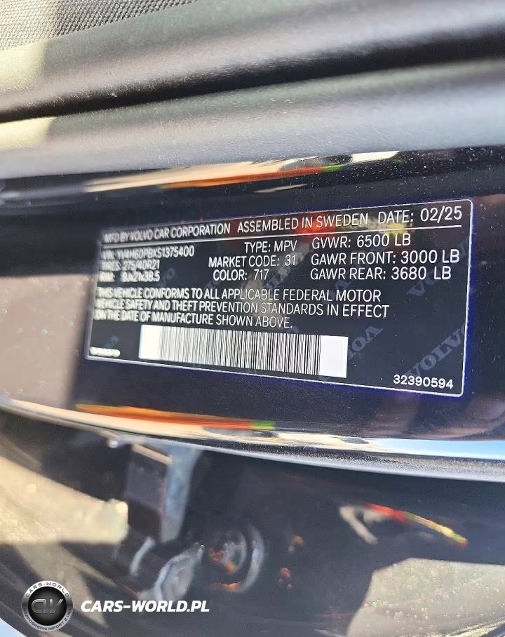 2025 Volvo Xc90 Plus VIN:YV4H60PBXS1375400 - 14