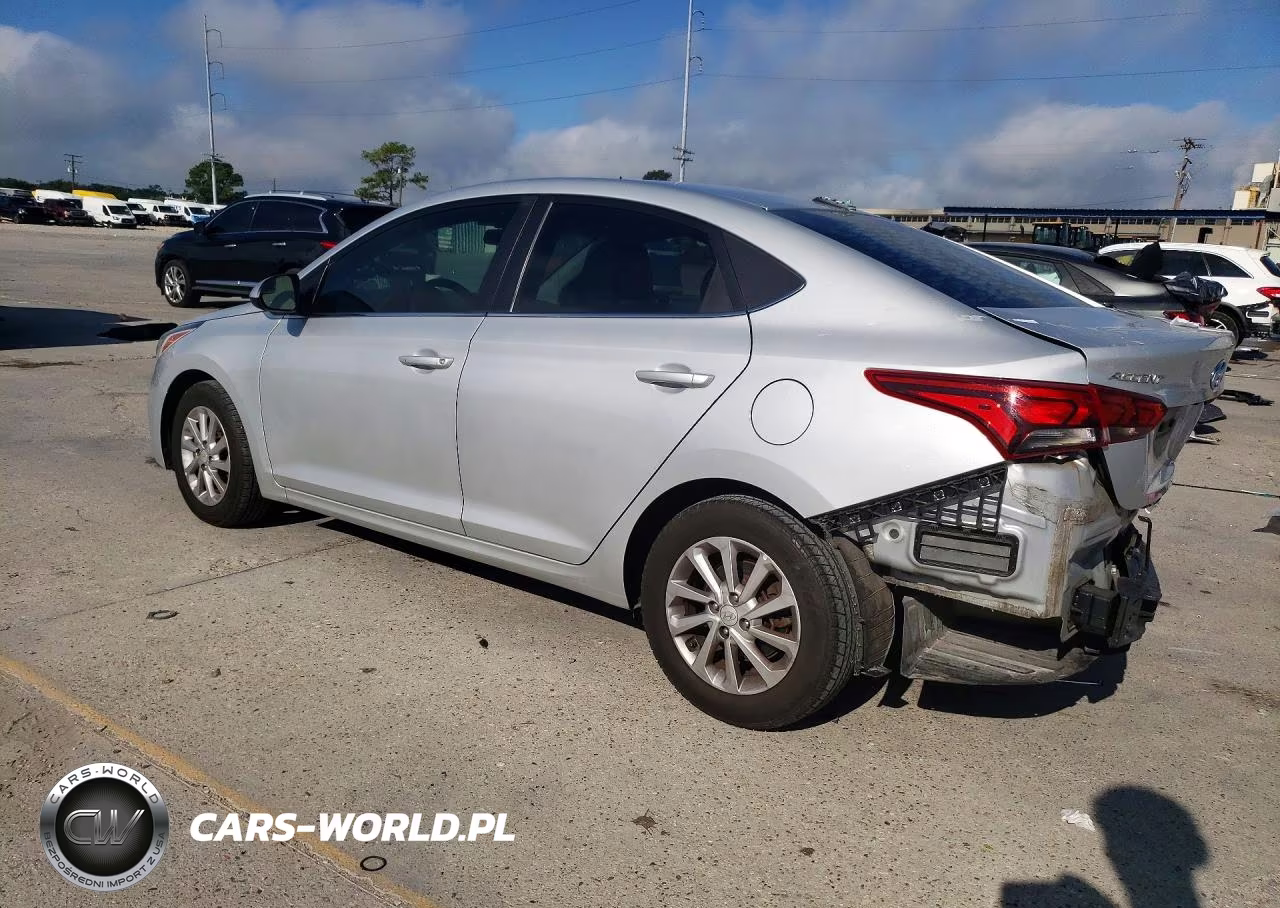 2021 Hyundai Accent Sel VIN:3KPC24A6XME135405 - 2