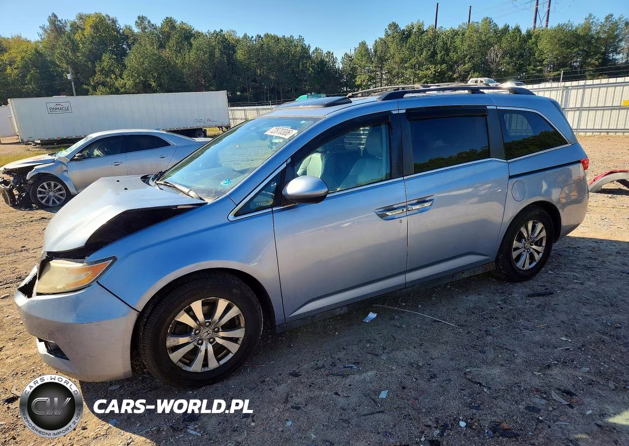 2014 Honda Odyssey Exl VIN:5FNRL5H6XEB068237 - 1