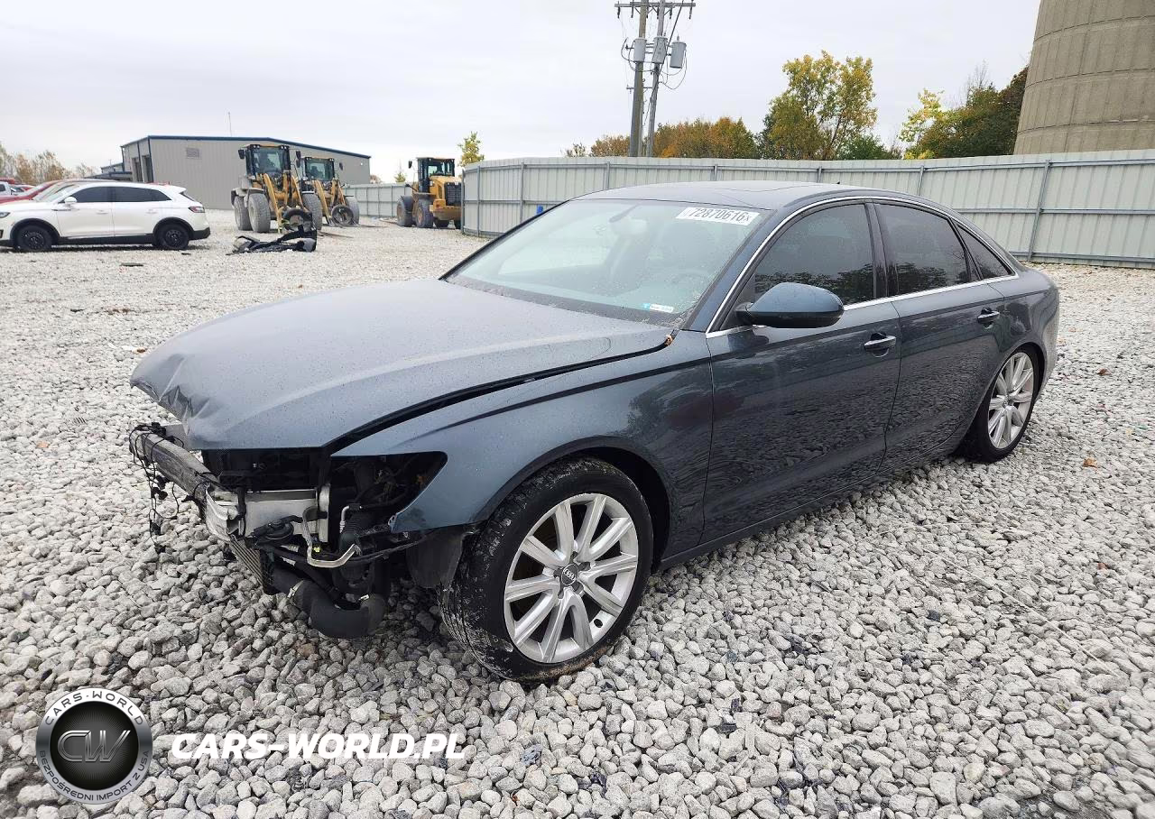 2013 Audi A6 Premium Plus VIN:WAUGFAFC0DN055669 - 1