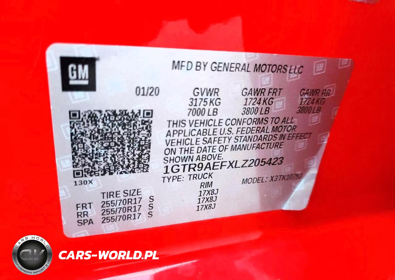 2020 GMC Sierra K1500 VIN:1GTR9AEFXLZ205423 - 12