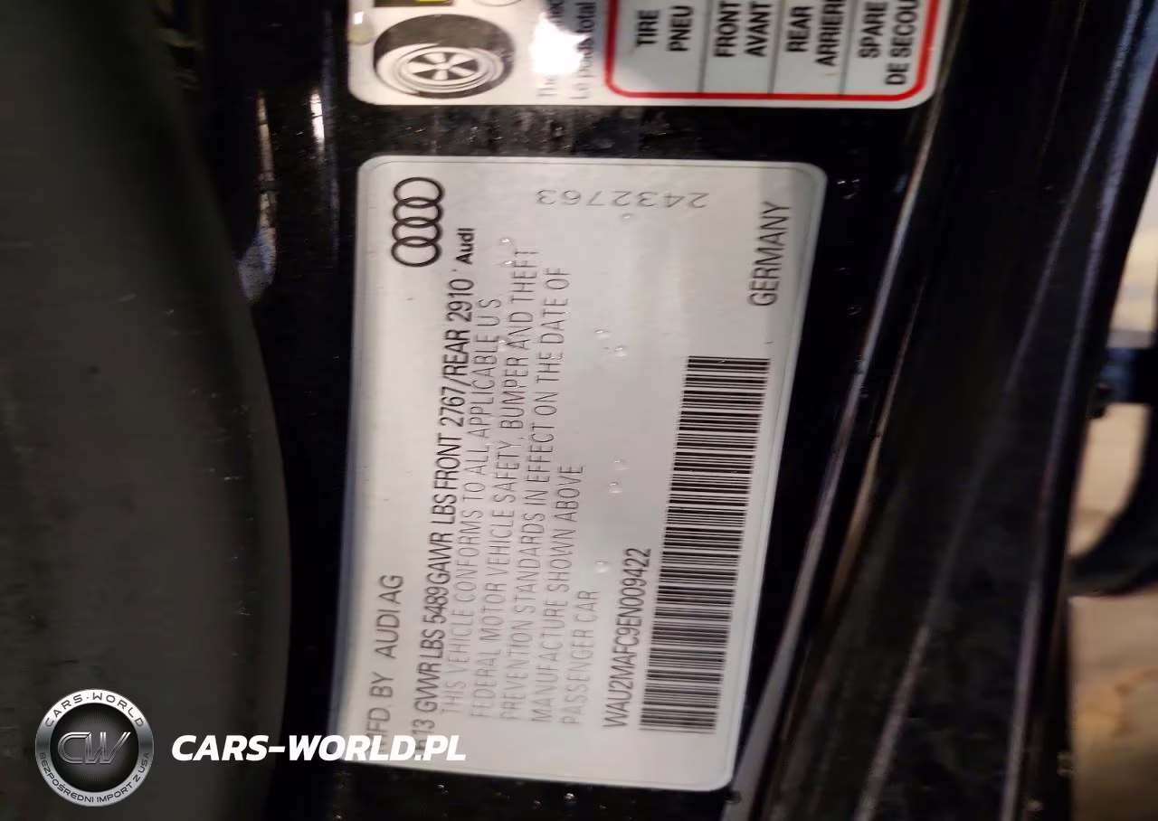 2014 Audi A7 Prestige VIN:WAU2MAFC9EN009422 - 12