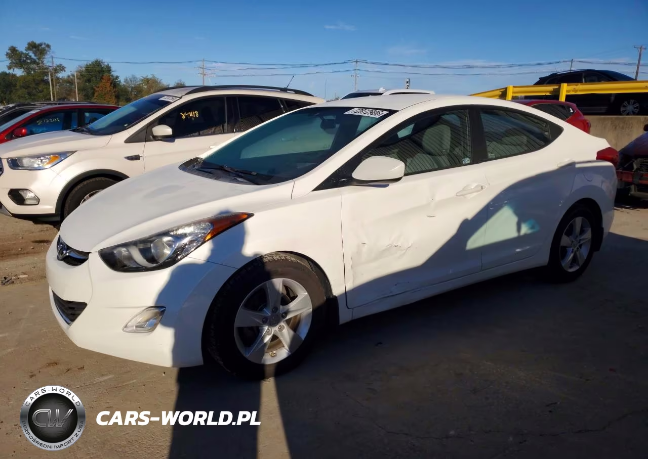 2013 Hyundai Elantra Gls VIN:5NPDH4AE4DH420655 - 1