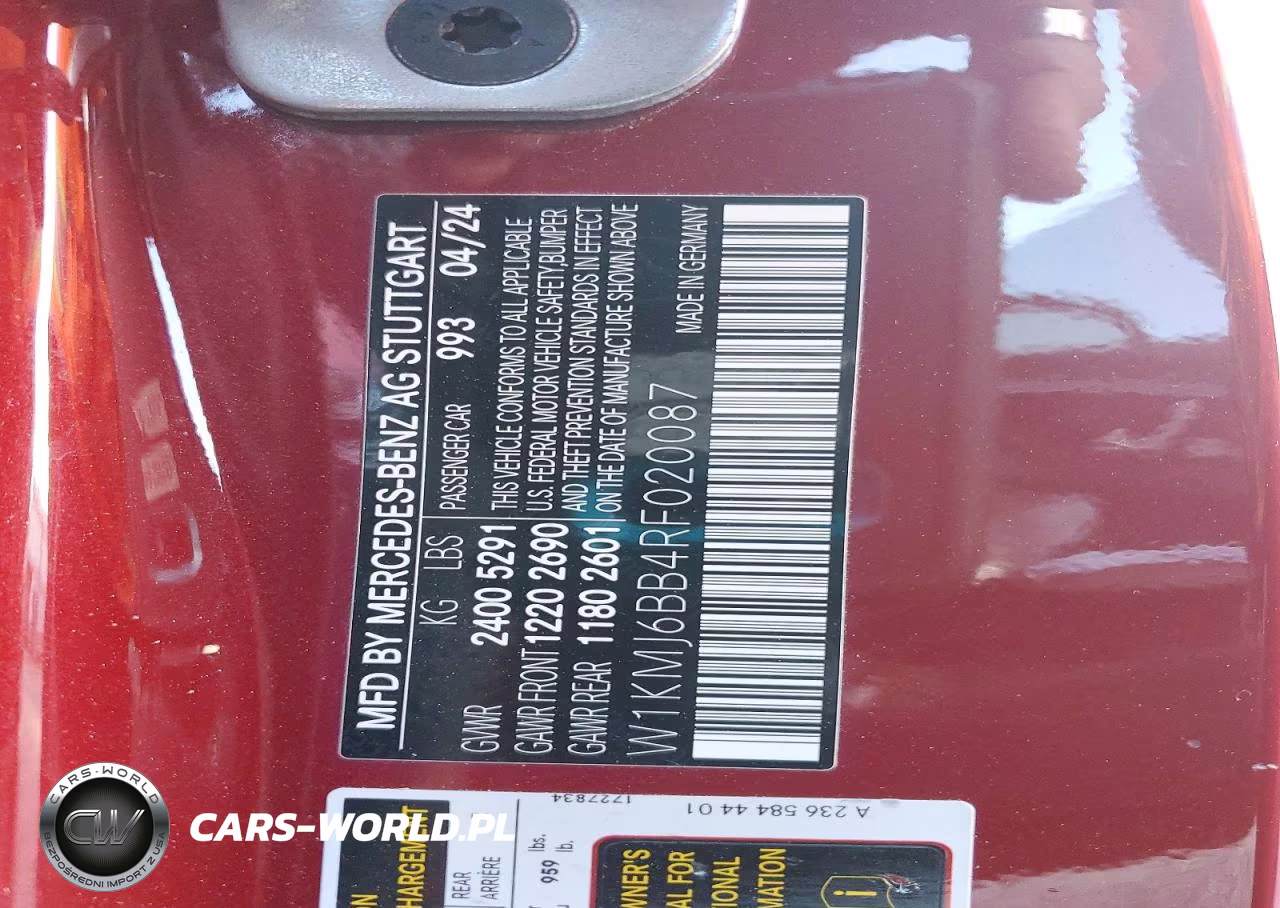 2024 Mercedes-Benz Cle 450 4Matic VIN:W1KMJ6BB4RF020087 - 13