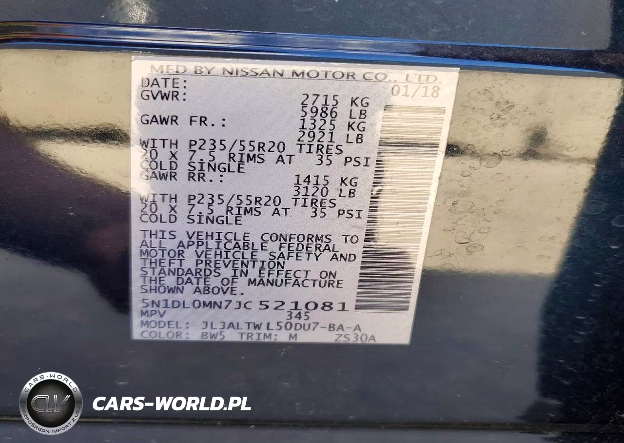 2018 Infiniti Qx60 Base VIN:5N1DL0MN7JC521081 - 13