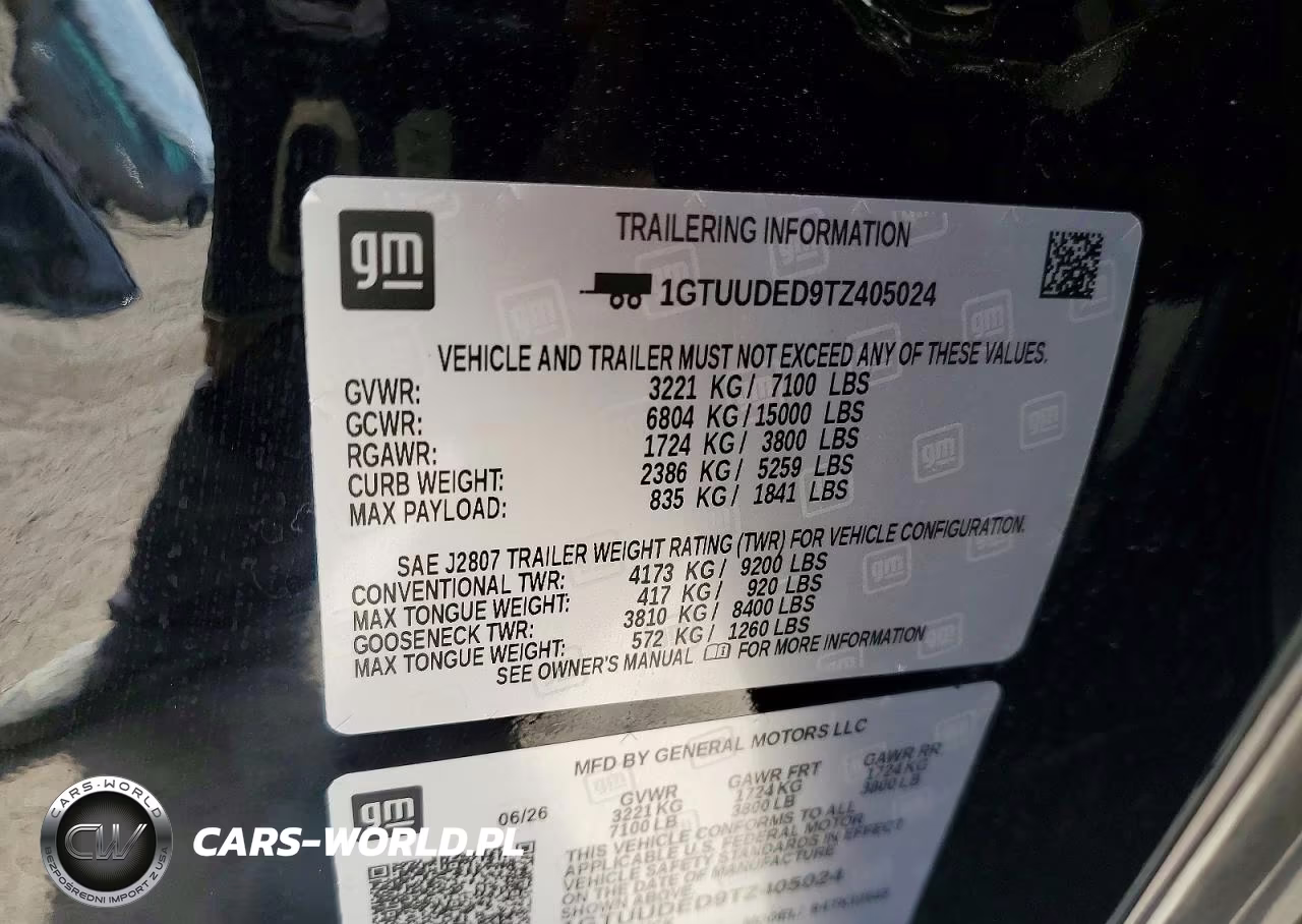 2026 GMC Sierra K1500 Slt VIN:1GTUUDED9TZ405024 - 12