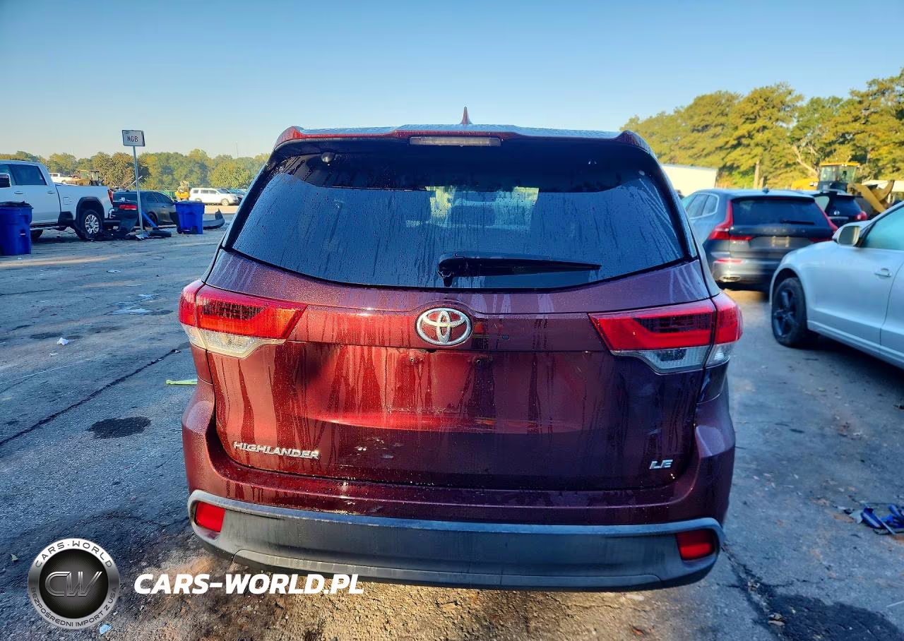 2019 Toyota Highlander Le Plus VIN:5TDZZRFH6KS332782 - 6