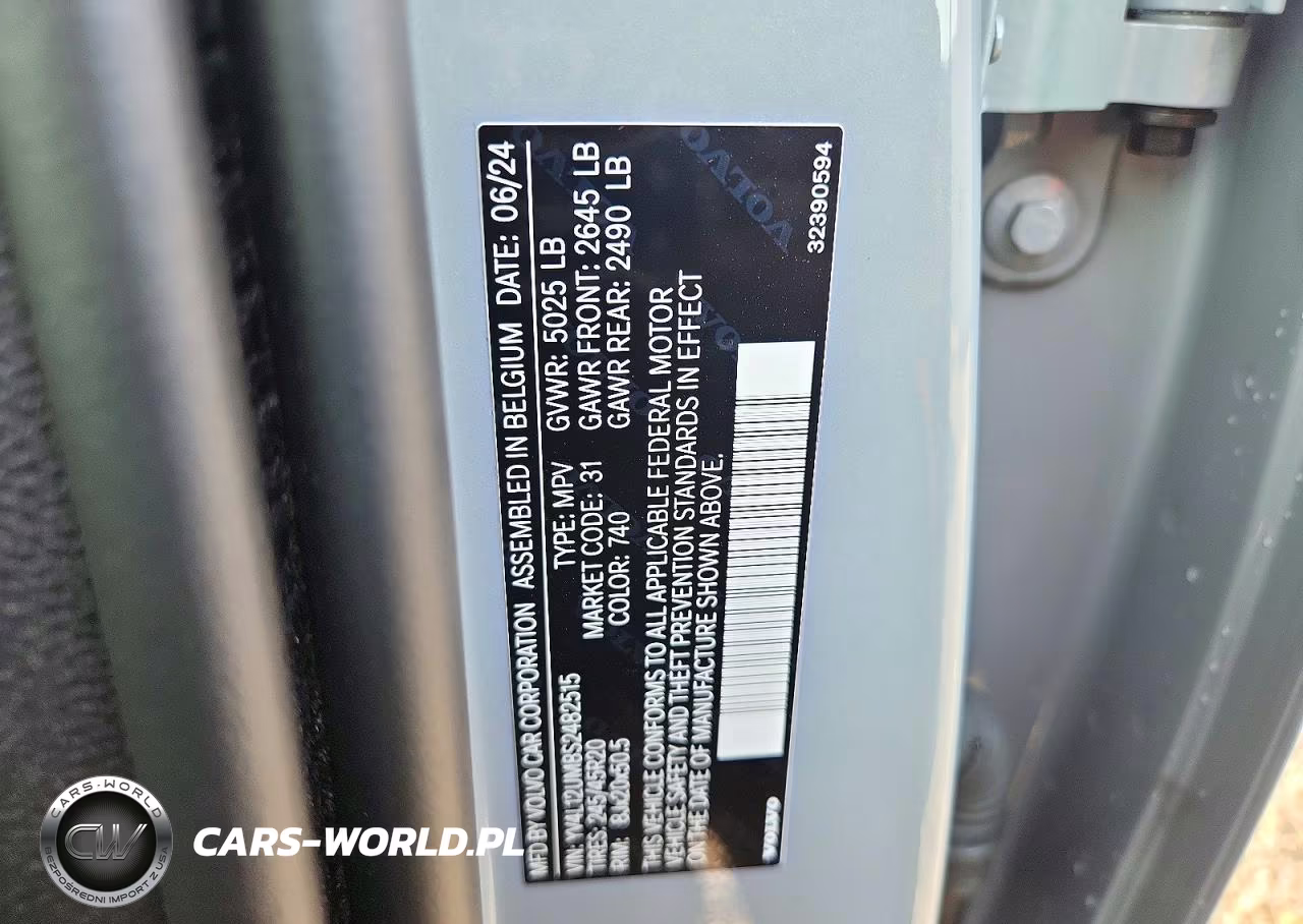 2025 Volvo Xc40 Ultra VIN:YV4L12UM8S2482515 - 13