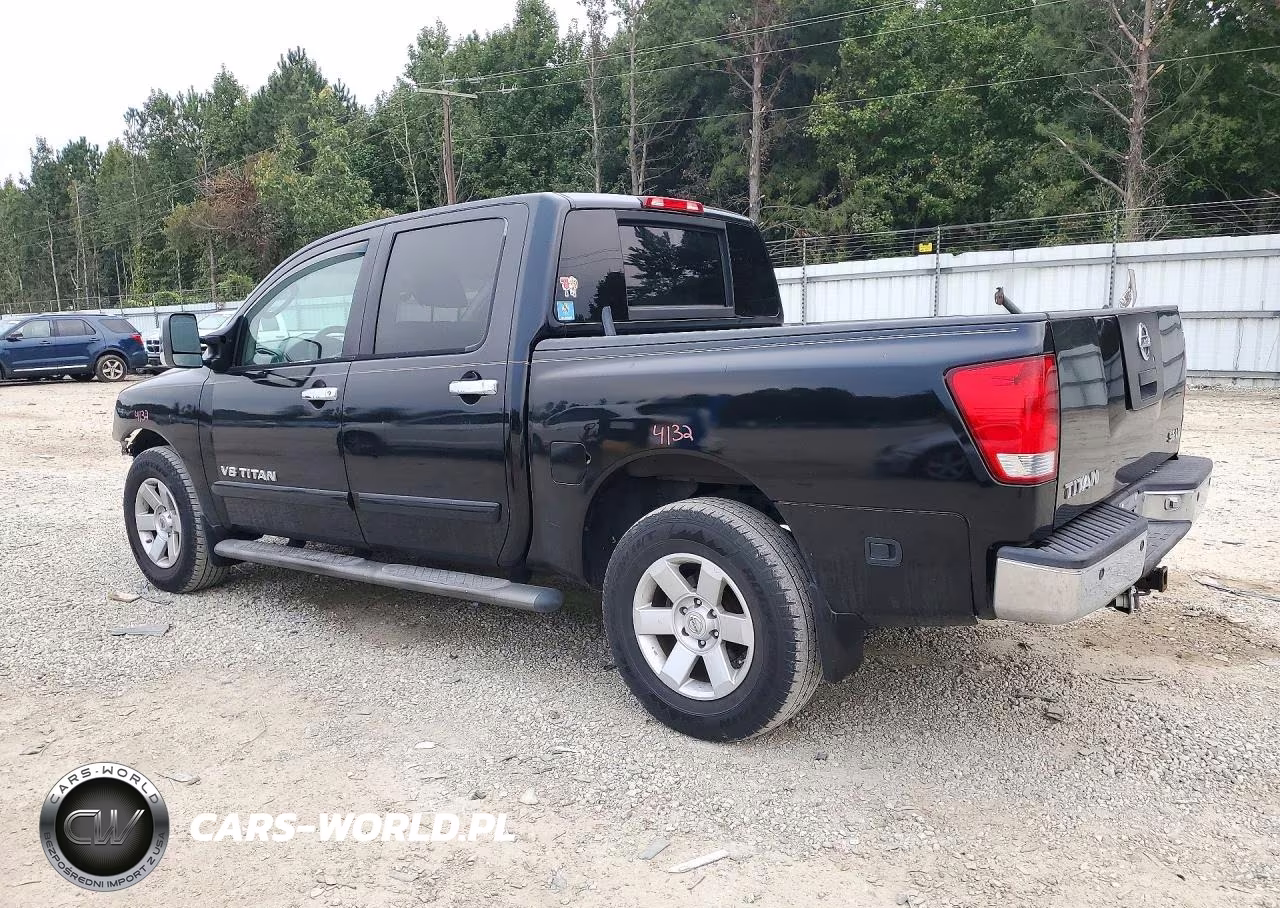 2005 Nissan Titan Xe VIN:1N6BA07B45N547941 - 2