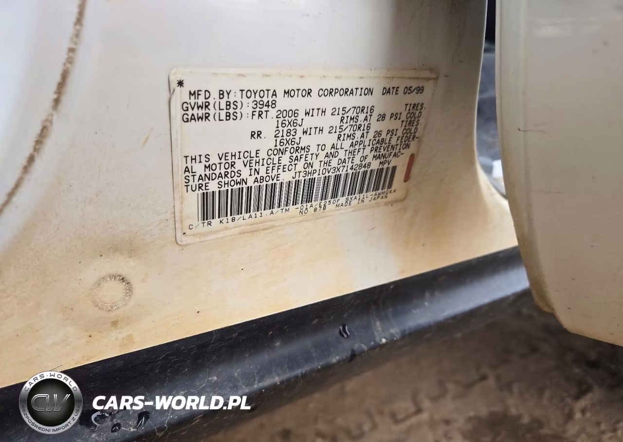 1999 Toyota Rav4 Base VIN:JT3HP10V3X7142848 - 12
