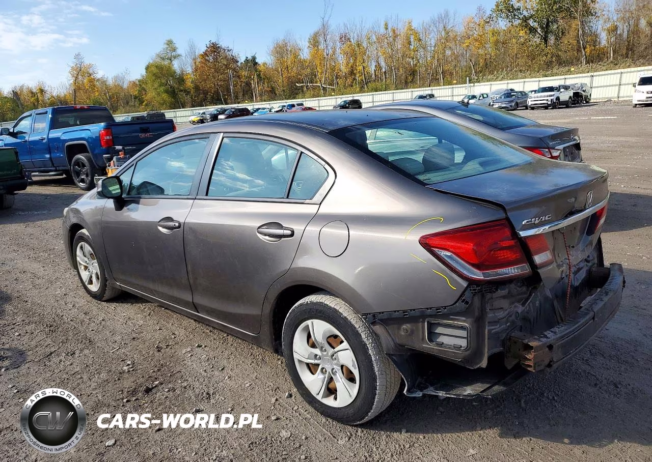 2013 Honda Civic Lx VIN:2HGFB2F55DH519244 - 2