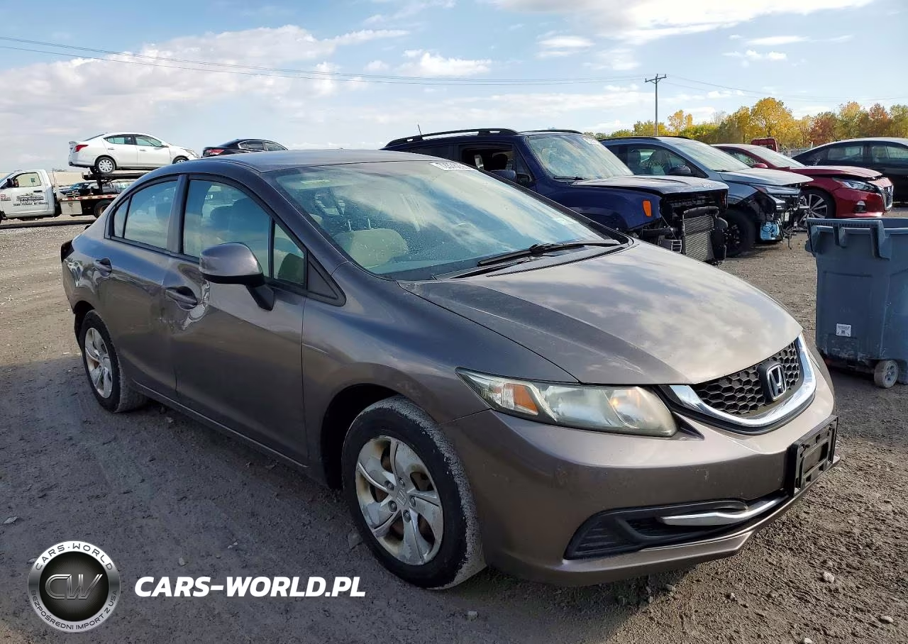 2013 Honda Civic Lx VIN:2HGFB2F55DH519244 - 4